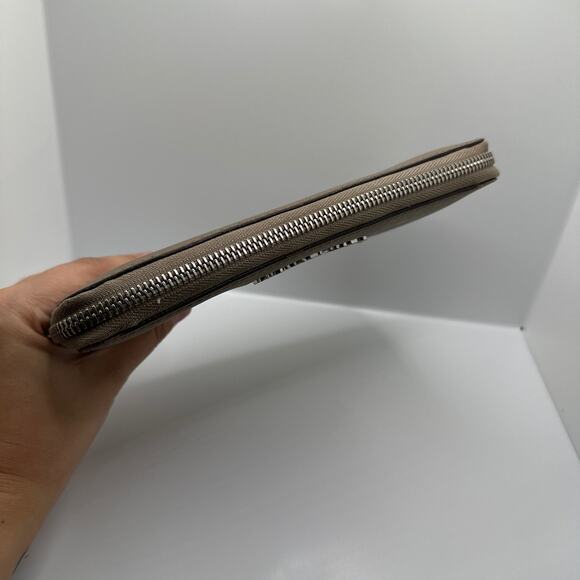 MICHAEL KORS Taupe Zip Around Wallet - Picture 4 of 10